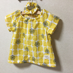 ＊SALE＊【イエローフラワー】スモックブラウス 100