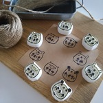 \\ ｾﾐｵｰﾀﾞｰ //お名前はんこ＊あにまる(size-S)◆消しゴムはんこ◆送料無料