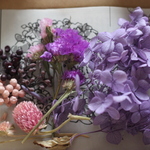 【限定再販】むらさきの花材セット☆ハーバリウム
