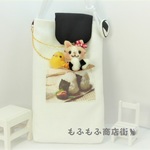 [ チ様オーダー品 ] 「お一つどうぞ🍙猫ちゃんと🍙のスマホポーチ」