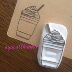 消しゴムはんこ☆フラペチーノはんこ