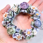 布花のリース