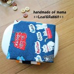 minne限定♪１週間限定sale☆ 【保冷剤が入るランチベルト】吹き出し猫*Navy*