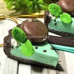 チョコミントタルトのバッグチャーム
