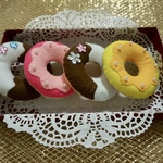 送料無料☆フェルトドーナツ4個1セット②☆