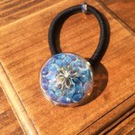 【BlueFlower】青の花ヘアゴム