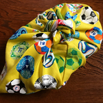 サッカーボール柄小さいお弁当箱用あずま袋