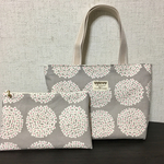  [7日間限定価格] サークルフラワー トートバッグ&ポーチ
