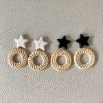夏にぴったり🏖星とラタン☆白