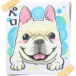 【1匹】プレゼントに最適♪ペット似顔絵