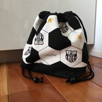リバーシブル仕様のお弁当袋☆サッカーボール柄