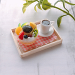 ☆ミニチュア プリンアラモード&コーヒー☆