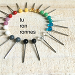 選べるカラー 極小 ひと粒シルバーピアス ハンドメイドガラス