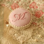 リバティと刺繍のマカロンメジャー　M