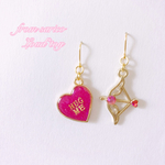 恋するハート 矢 ピアス/イヤリング