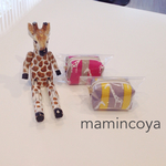 《色が選べる》キリンさんminiポーチ