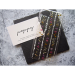 dry flower × shell stripe iPhone  case ドライフラワー×シェルストライプアイフォンケース