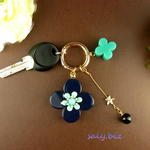 saly☆かわいいー！お花のきせかえキーホルダー