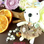 saly☆ぬいぐるみ☆うさぎさんバッグチャーム
