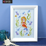 クロスステッチキット♥リトルマーメイド〈人魚姫〉♥No.716