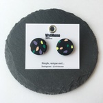 Circle pierce 【mulch random dot】カラフルドットの丸いピアス(イヤリング)