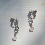 ひとつぶ◎ローズクオーツピアス (樹脂ピアス)