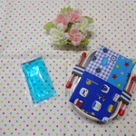 保冷剤付き！ランチベルト＊新幹線パッチワーク③＊