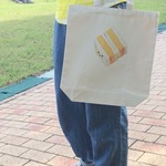 ☆Ｍサイズ・あつやきたまごサンドちゃん しっかりトートバッグ