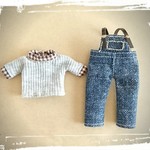 No.G②  オビツ１１☆サロペット&カットソー