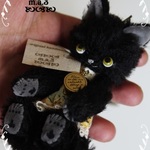 thor-karin様専用オーダー黒猫バッグチャーム（3色ポンチアイ）№763