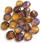 10個 18×19mm アクリルビーズ　グラデーションb
