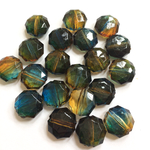 10個 18×19mm アクリルビーズ　グラデーションa