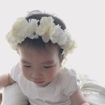 《新作》 Baby kids☆レースあじさいのほほえみ花冠