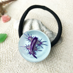 アオミノウミウシのヘアゴム(purple color)