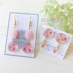  あじさい ピアス/イヤリング