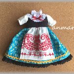 フォークロアワンピース　　＊ブライス　blythe＊　