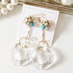  ♡crystal big hoop♡