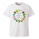 【送料込】みんな違ってみんないいTシャツ【サイズ女性M】