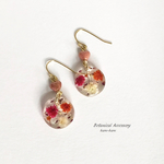 再販☆華やかに！！ドライフラワーピアス(イヤリング)