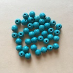 ターコイズ調ビーズ（球/6mm/40個）