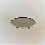再再々〃販！！【帯留め】セクター　楕円（シルバー）