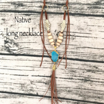 Native long necklace