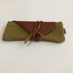 頒布と本革の小物入れ【K】