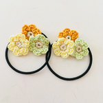 お花ヘアゴム二個☆レース編み☆