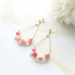 SALE☆*2190*。。人魚のおめかし。。 イヤリング／ピアス(ピンク