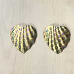 VINTAGE GOLD HEART PEACOCK CHARM