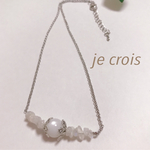 SALE‼️ムーンストーンのシンプルネックレス⭐️