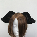 【オーダー品】黒パグさんのたれ耳＋巻き尾セット