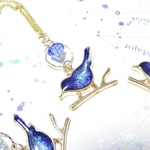 ☆幸せを呼ぶ蒼い鳥ネックレス☆
