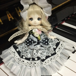 白黒ドレス